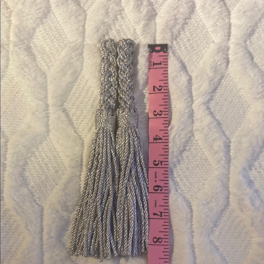 Silver Tassel Decor